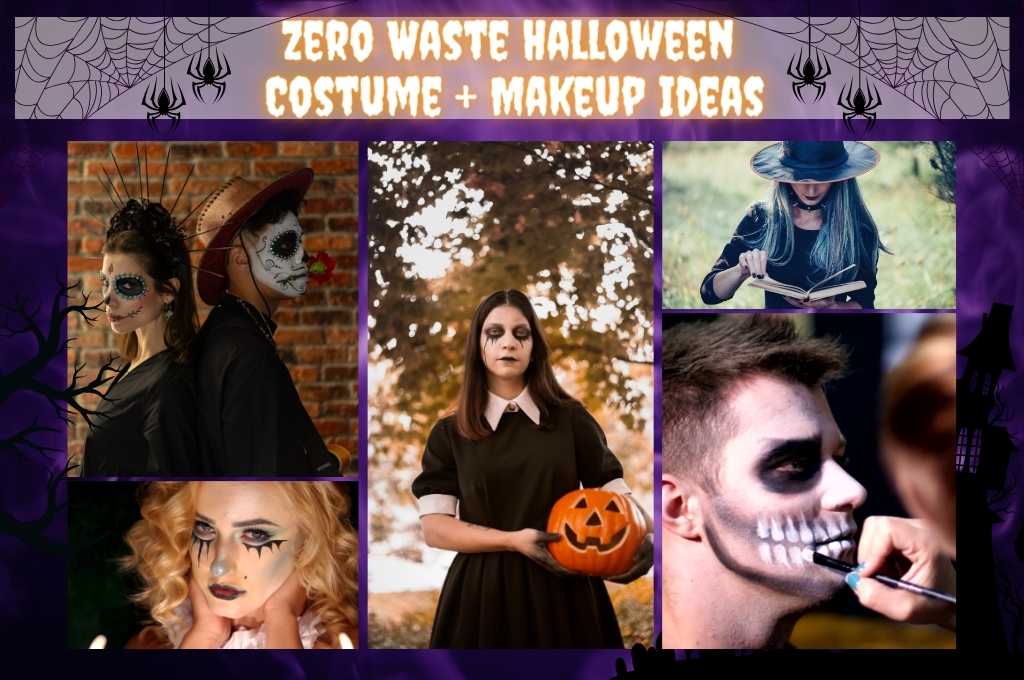 Zero Waste Halloween Costume and Makeup Ideas