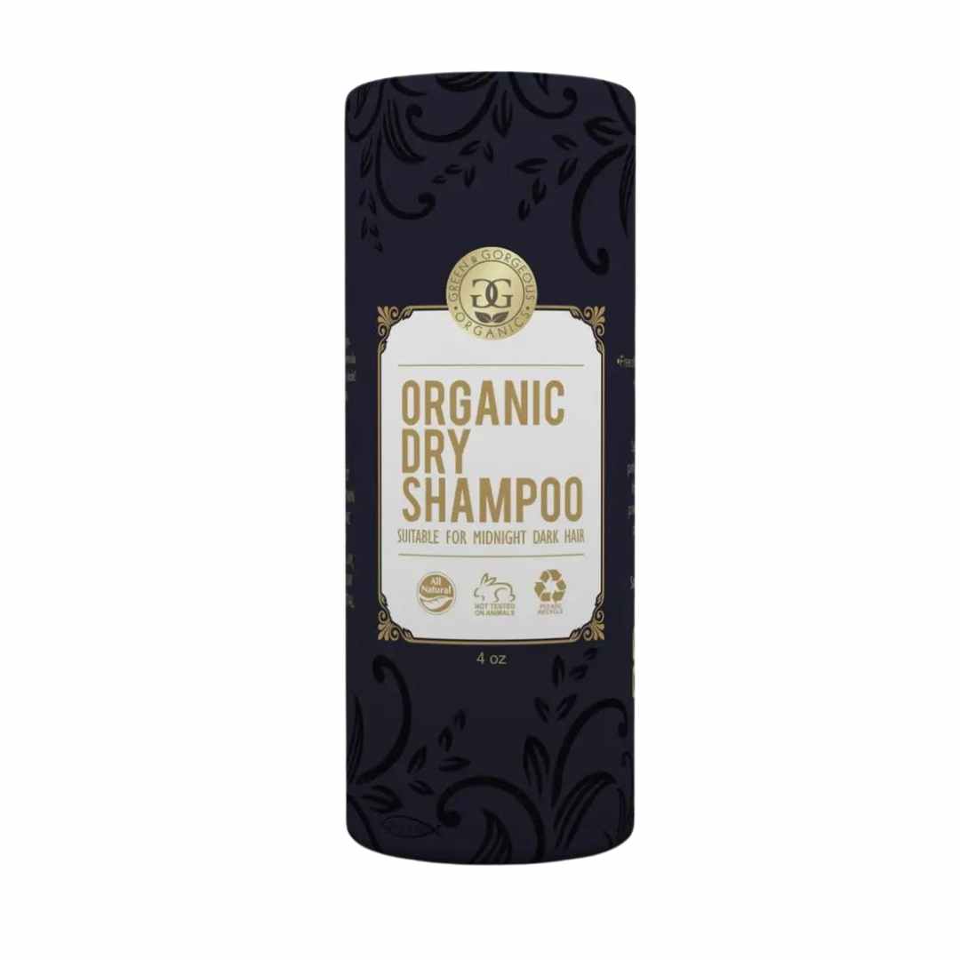 Dark Hair Organic Dry Shampoo Powder Lavender and Bergamot | 4 oz.