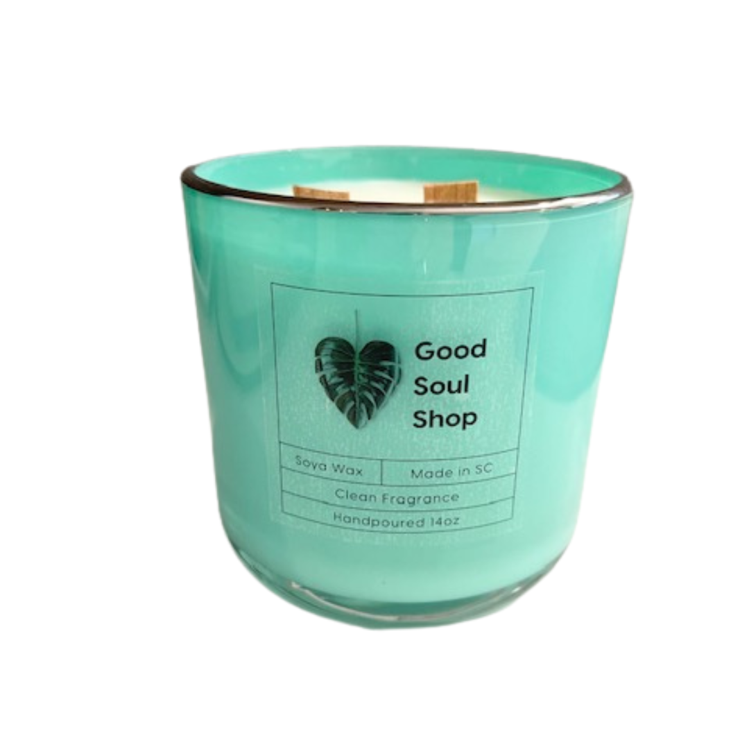 Organic Wooden Wick Candles 14oz