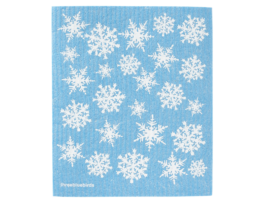 Snowflakes Swedish Dishcloth - Good Soul Shop