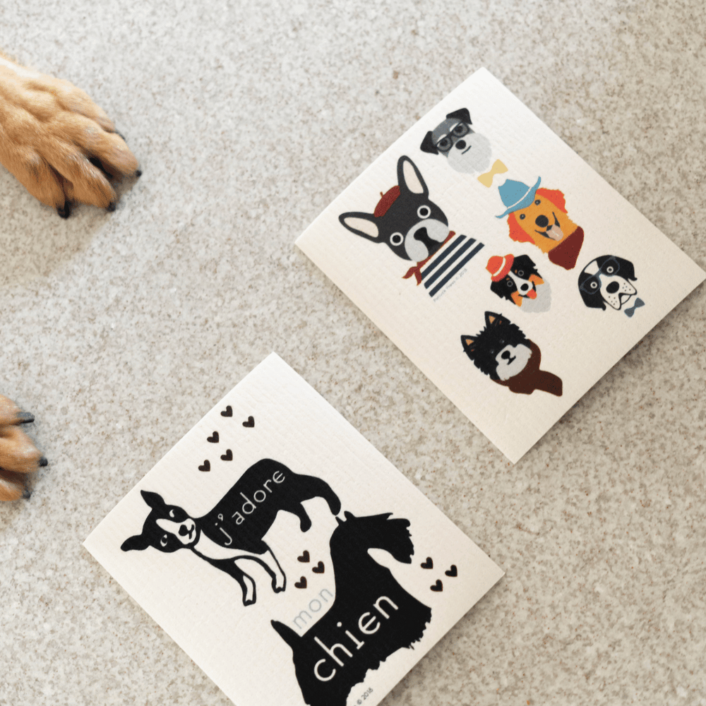 Dog Characters Swedish Dishcloth - Good Soul Shop