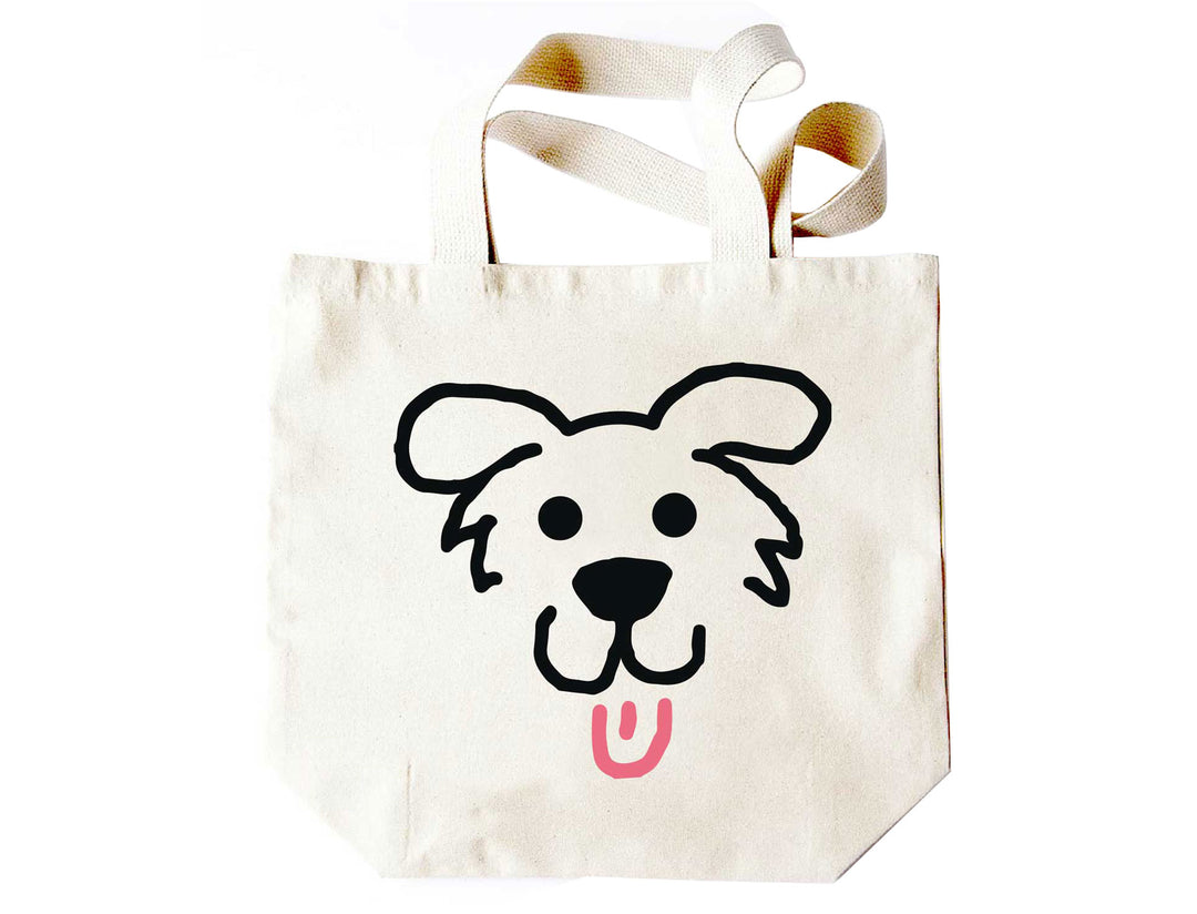 Bold Pup & Tongue Outline Tote - Good Soul Shop