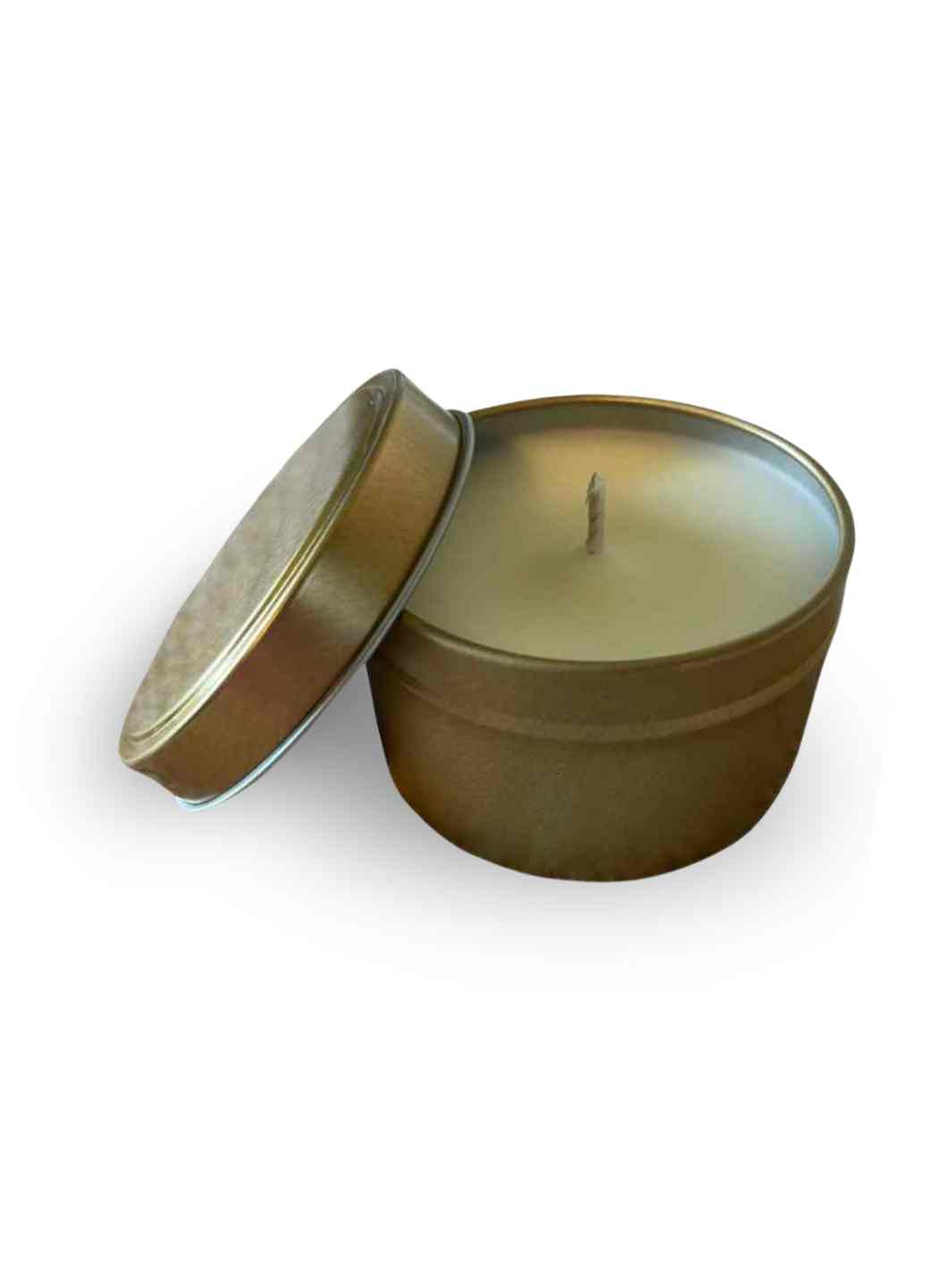 Good Soul Shop Clean Fragrance Handpoured Soy Candle Brushed Gold Metal Tin