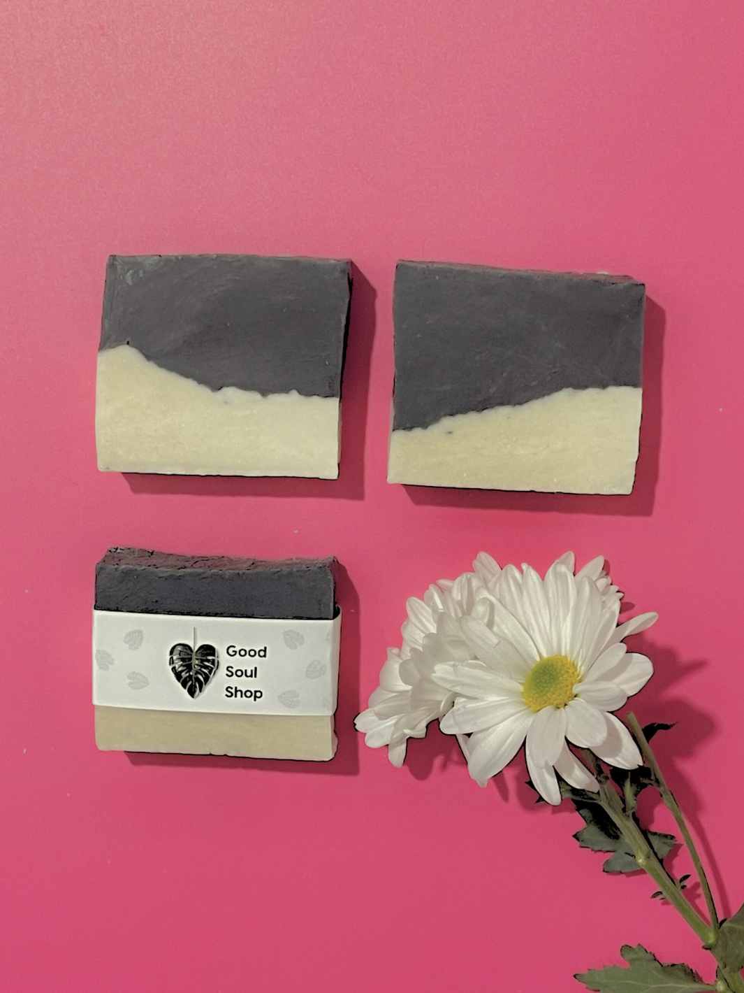 Good Soul Shop Bath Soap Bars Luna Scented with Essential Oil Non Synthetic Fragrance