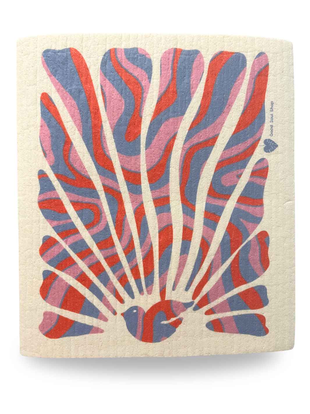 Good Soul Shop Swedish Dishcloth with Groovy Dove and Rays