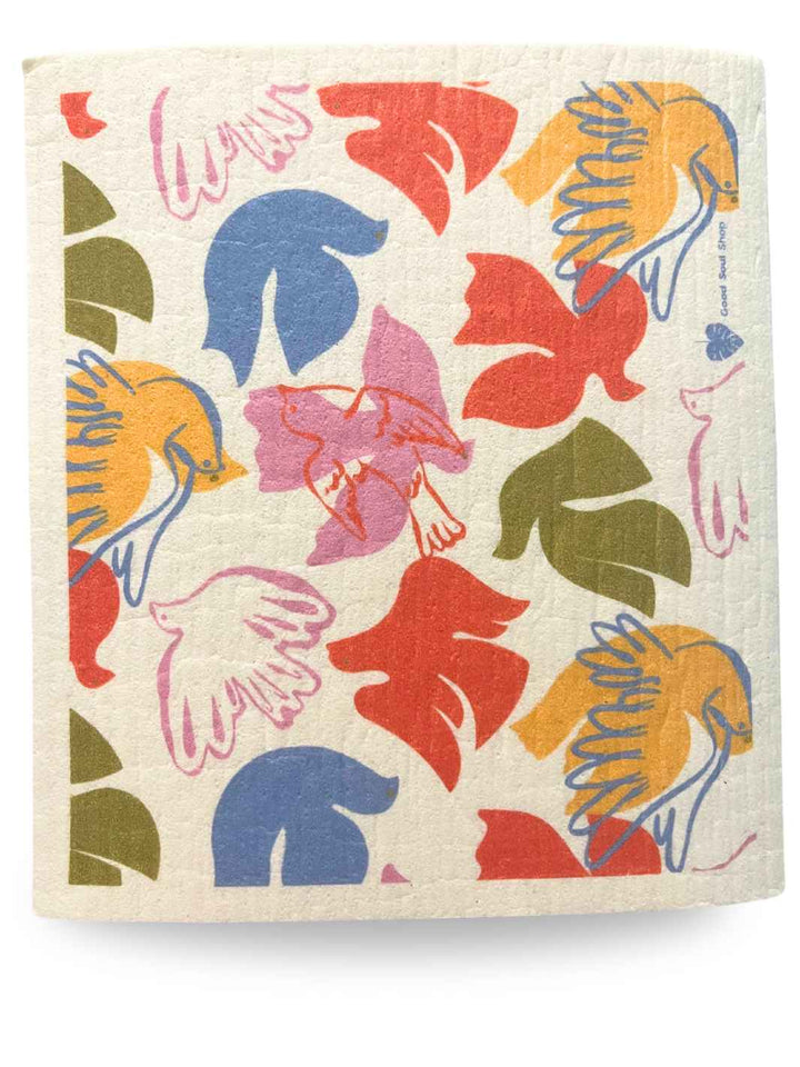 Good Soul Shop Swedish Dishcloth Flying Doves