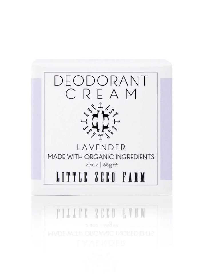 Little Seed Farm Natural Deodorant Cream Lavender Organic Ingredients