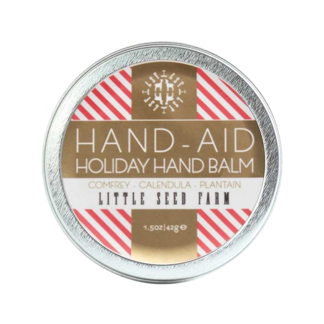 Little Seed Farm Holiday Hand-aid healing balm - Peppermint + Vanilla | Good Soul Shop