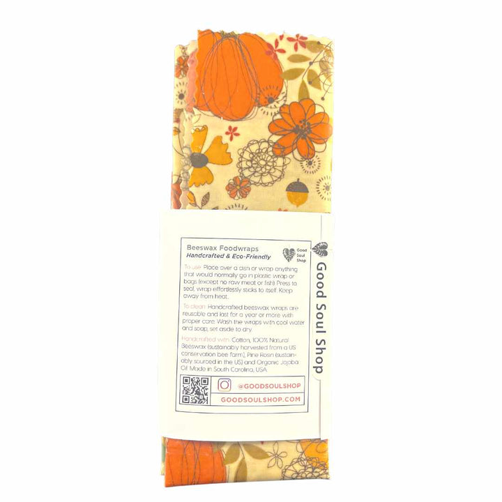 Fall Leaves and Pumpkins Beeswax Set - Good Soul Shop