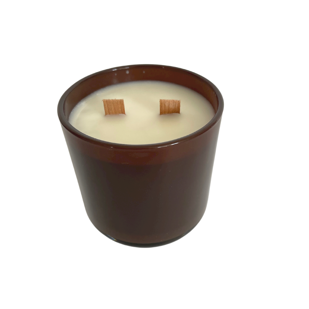 Fireside + Honey Double Wood Wick Candle - 13.5 oz - Good Soul Shop