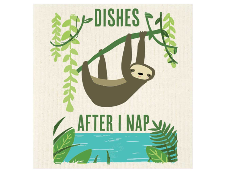 Dishes After I Nap Swedish Dishcloth - Good Soul Shop