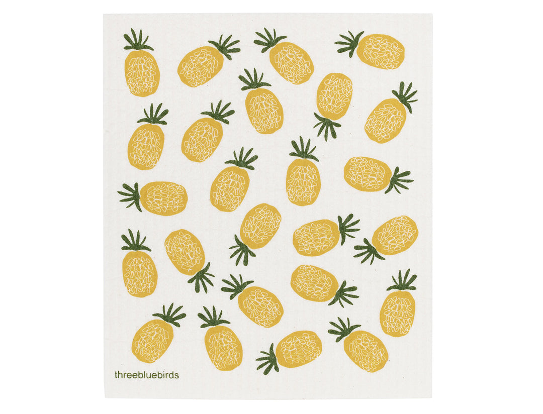 Pineapples Swedish Dishcloth - Good Soul Shop