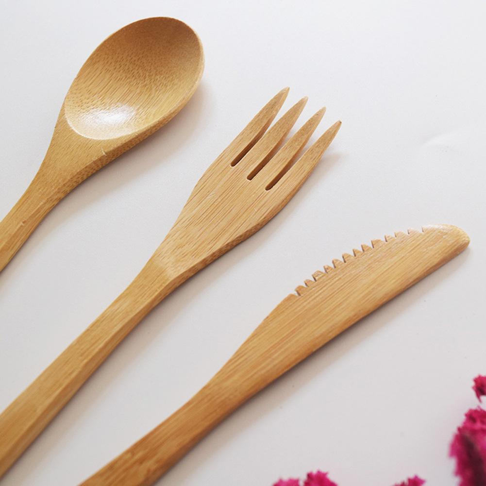 Reusable Bamboo Cutlery Set - Good Soul Shop